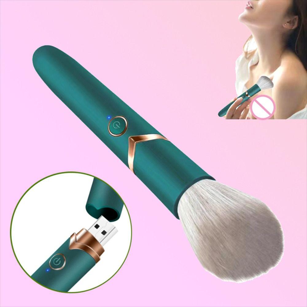 10 Geschwindigkeiten Vibrations Make-up Pinsel Multifunktional Erotische Sex Spielzeuge Weiblicher Orgasmus Klitoral