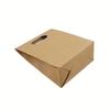 30PCS Elegant Kraft Paper Gift Bags with Clear Window and Sturdy Brown Cardboard Back - Standing Design, Rounded Corners and Twine Closure