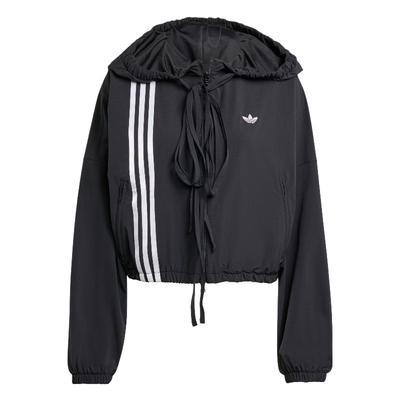Originals Tracktop Ribbon Off Placed Logo Gestreifter Sport-Hoodie Damenjacke JX2698