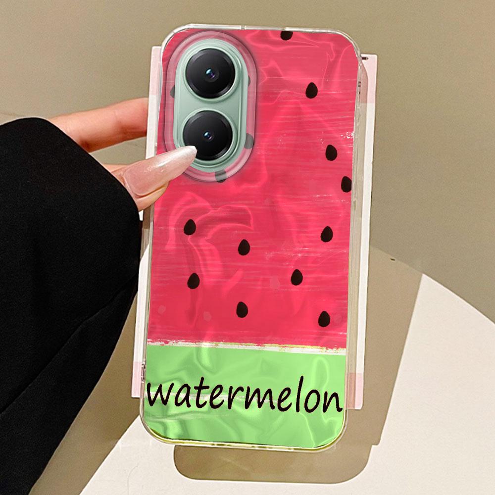 

Фрукты Красная Вишня Женщины Девушки Перьевая Текстура Чехол для Телефона для Xiaomi Poco X5 X7 M6 Pro X6 X3 Pro NFC C75 C71 C65 C61 M5S TPU Чехол Redmi 13C 4G белый