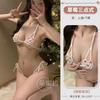 Sexy Girl Lingerie Japanese Suit Seduction Suspender Thong Lace Strawberry Series Bikini Suit