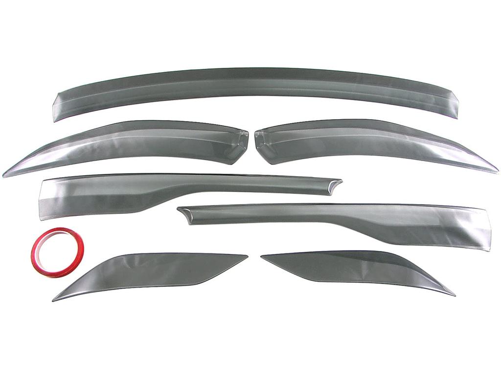 BRIGHTZ Smoked Tail Light Cover Set for Toyota Harrier with MXUA80/MXUA85 [SMO-REA-190] (Compatible XUA80, XUA85, UA80, UA85, A80, A85, 80, 85)