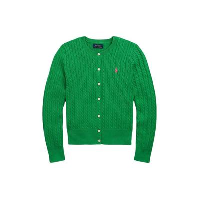 Polo Pullover Ss24 Logo Stickerei Einfarbig Rundhalsausschnitt Einreihig Langarm Satineinfassung Strick Kinderpullover CWPOSWEG6820426-300
