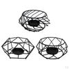Candle Holder for Home Decor Stand Tealight Geometric Candlesticks Small
