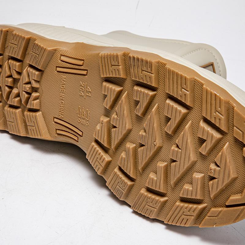 Style and Fashionable Short-cylinder Waterproof Fishing Rain Boots for Men with Thick Soles and Wear-resistant Water Shoes