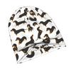 2D Flat Printing Dog Adult Knit Beanie with Style Fits Effortlessly Into Seasonal Wardrobes and Pairs Well with Jackets or Casual Looks, 2D Flat