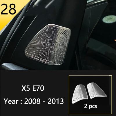 Chrome Car Styling Interior Button Panel Decoration Cover Trim Sticker Frame For BMW X5 X6 E70 E71 2008-2013 Auto Accessories