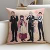 Sweet MMy Happy MarriageS Cushion Cover Breathable and skinfriendly linen pillowcase square removable and washable cushion