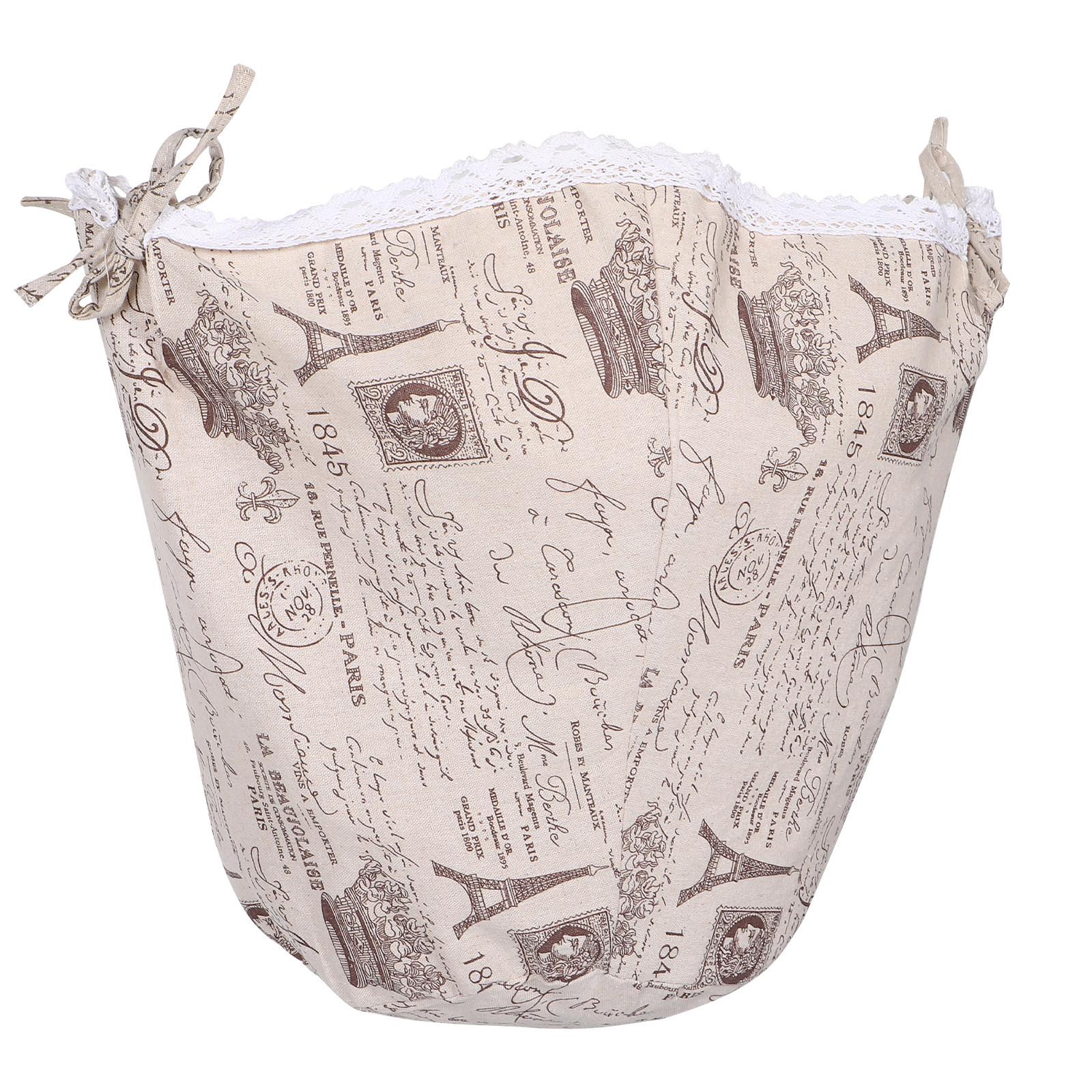 Fabric Laundry Hamper Liners Washable Insert Cloth Liner for Wicker Rattan Wire Storage Basket Basket Hamper Lining Replacement 45x35x1cm