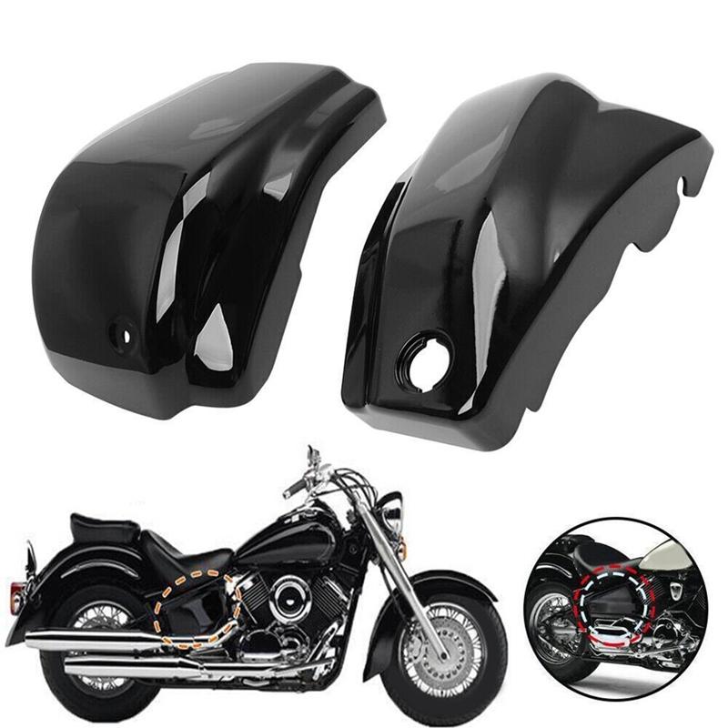 Battery Side Fairing Covers Kit For Yamaha Dragstar Vstar XVS1100 Custom 1999-2011