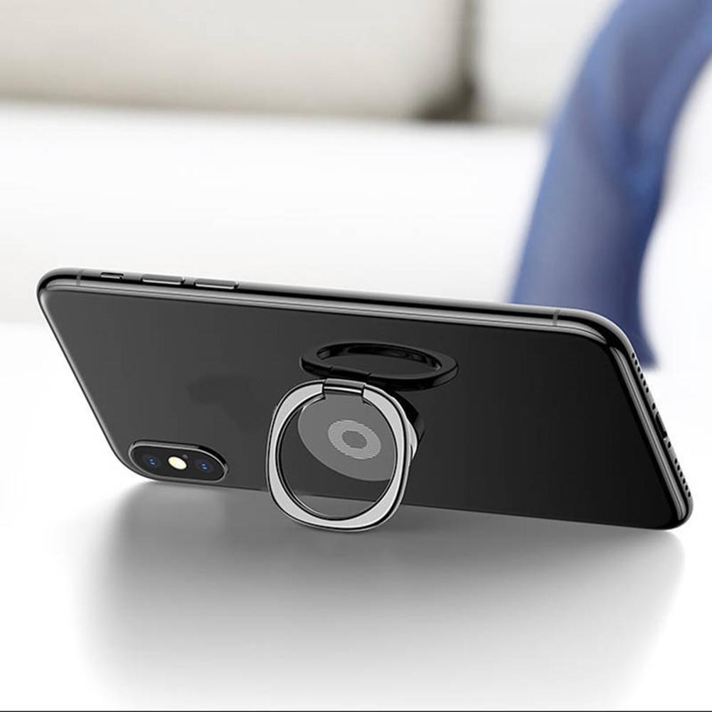360-degree Rotation Mobile Phone Holder Metal Mobile Phone Stand Ring Buckle Car Mobile Phone Bracket Rotable