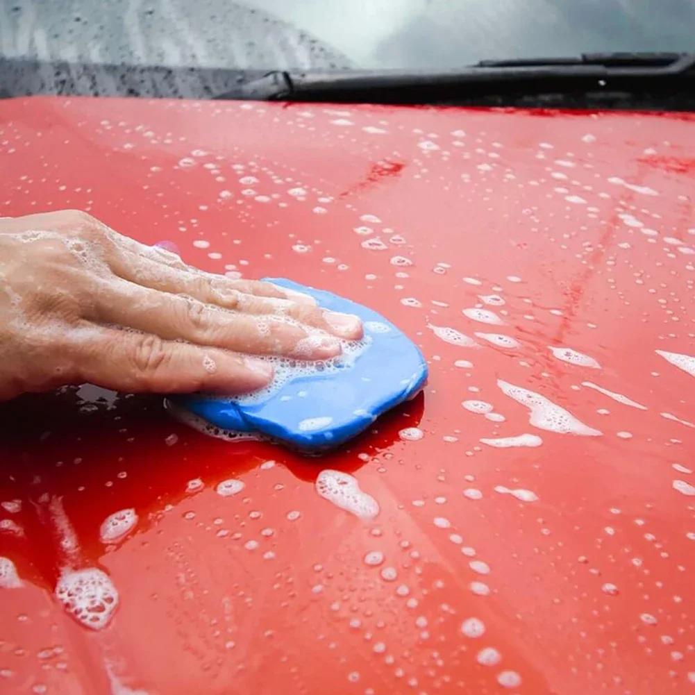 5-1pcs Cleaning Car Remove Different Types Of Stains Clay Cleaning Bar Blue Car Wash Mud Clay Decontamination Car Wash Mud Clay