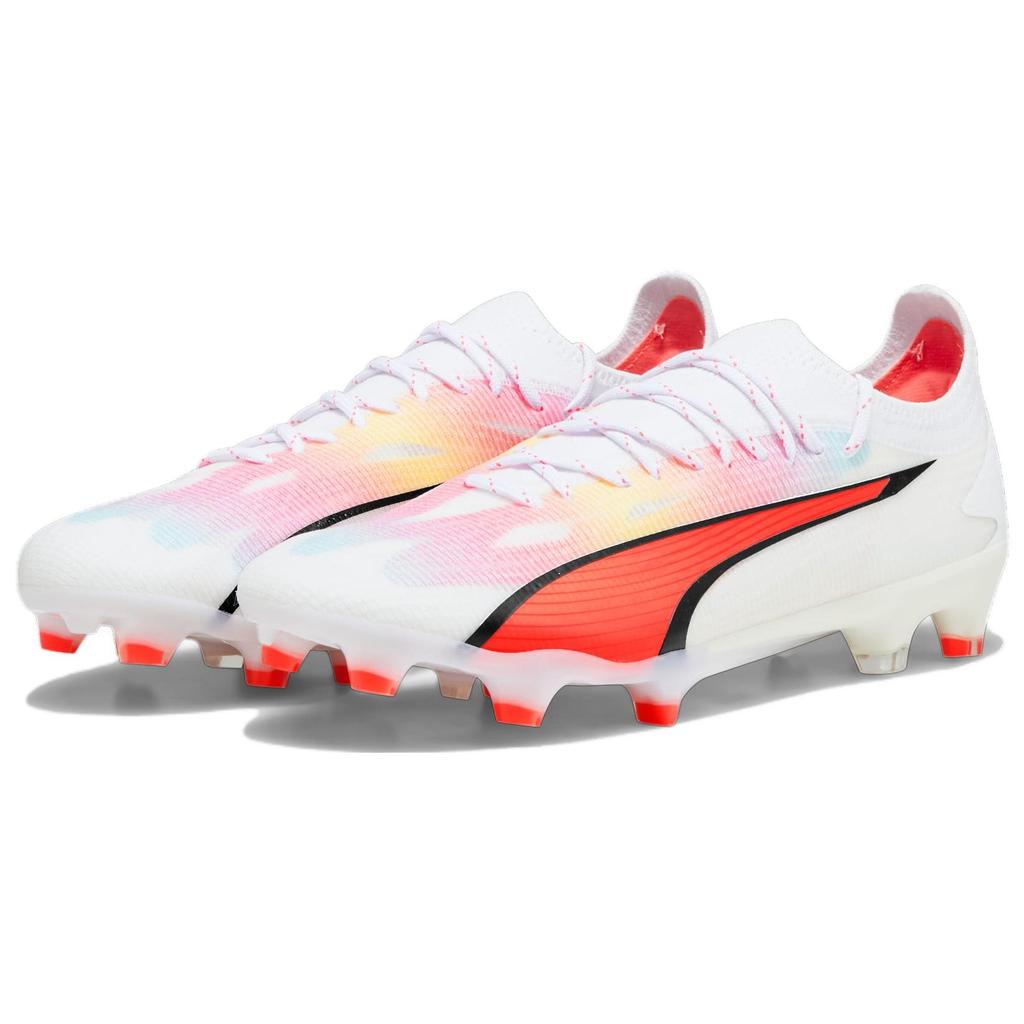 (WMNS) PUMA Ultra Ultimate FG/AG 'White Orange' Women's 107507-01