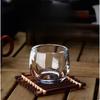 80mlGlassCrystal Cup Single Cup High End Tea Cup High Quality Crystal Bourbon Whiskey Glass Easy To Clean and Reusable Glassware