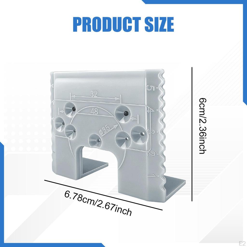 Hinge Boring Jig Guide 2mm Retainer Installation Clip Professional Alignment Auxiliary Tool Compact