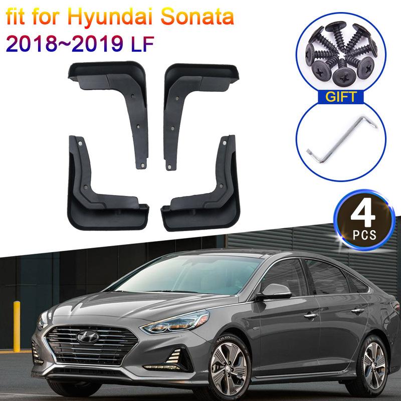 

MudFlap For Hyundai Sonata 2018~ LF Anti-Splash Upguards Flap Mudguards Fender Front Rear Wheel Car Stying 4PCS Accessories