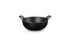 Le Creuset Balch Dish Double Handed Pot IH Compatible 20cm Matte Black 20142-20-00