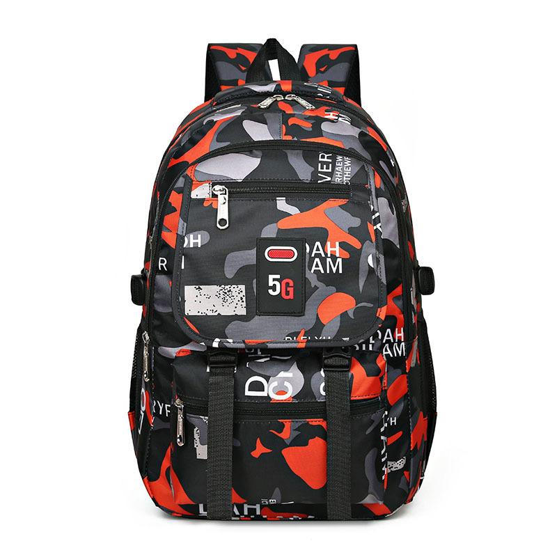 Large Capacity School Bag Men's Backpack Women's High School Fashion Campus Junior High School Student Backpack