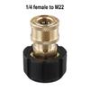 Quick Connector To M22 14/15 3/8 5000psi Connector