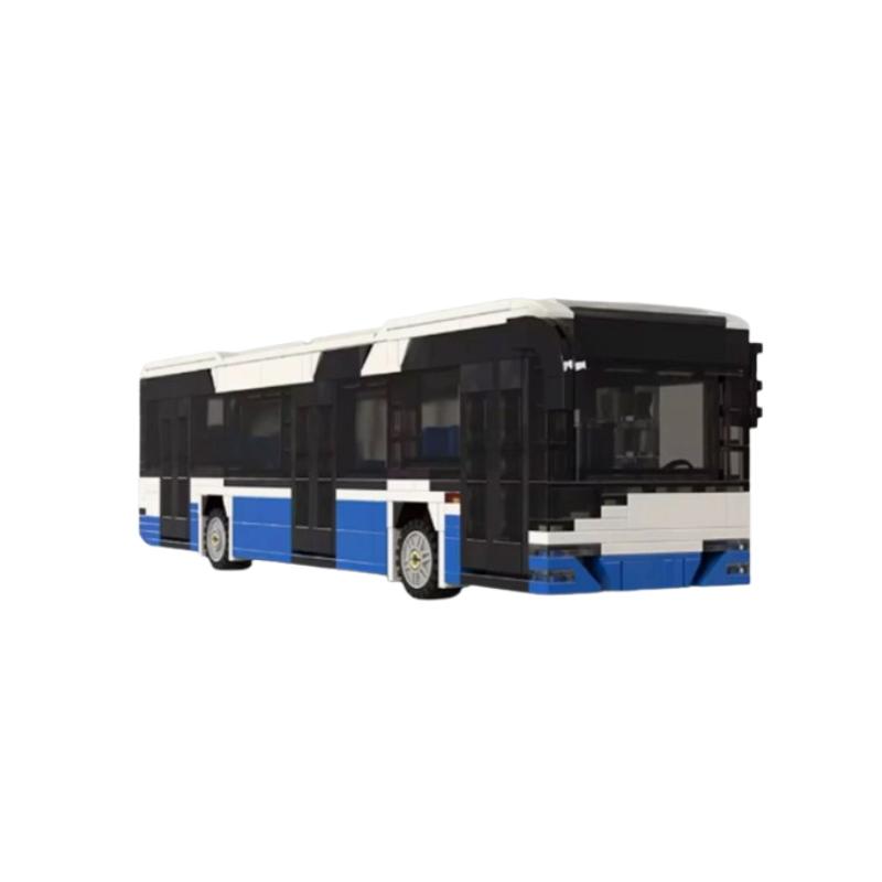 Building Block MOC-178226 Low Floor Bus Long-distance Bus Construction Splicing 615PCS Children's Birthday Gifts Christmas Toys