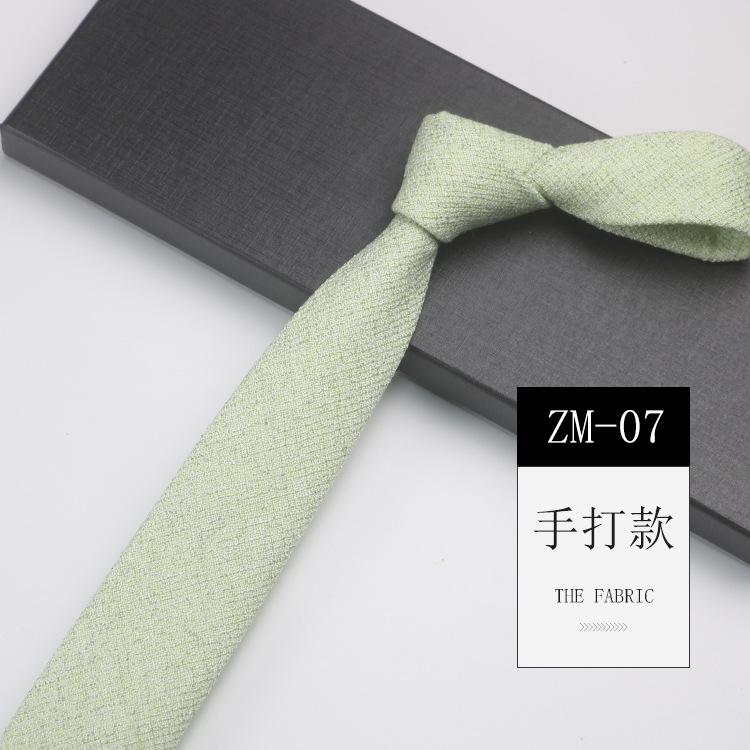 Wool Blended Tie Men'S And Women'S Casual British Striped Plaid Small Fragrant Style Photography Gentleman'S Hand Tie