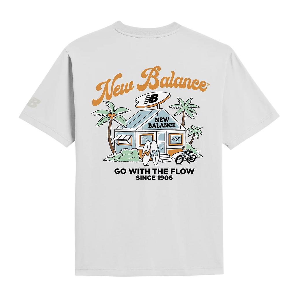 New Balance Surf Shop T Shirt Men's White MT51876-WT