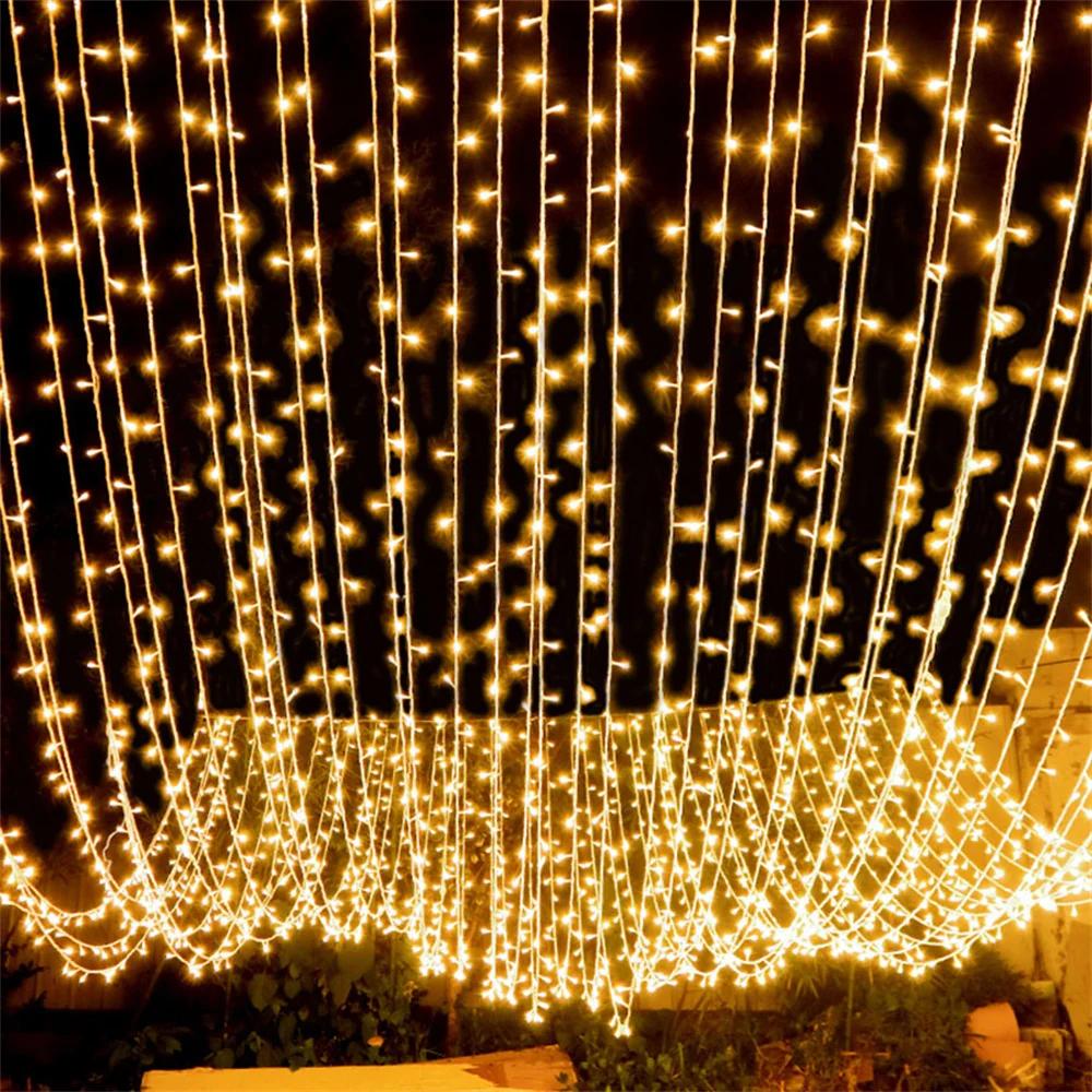 100M 200M 400M 500M Christmas String Light Outdoor 8 Modes Wedding Garlands Fairy Light for Home Garden Tree Party Decor