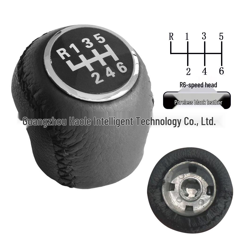 Leather Gear Shift Knob for Fiat Grande Punto 2006-2012 Manual Transmission