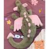 55cm  Geschenk Matcha Drache Und Lila Drache Schlüsselanhänger Plüschtier Niedlicher Und Beruhigender Begleiter Plüschtier Feiertagsgeschenke S Ss