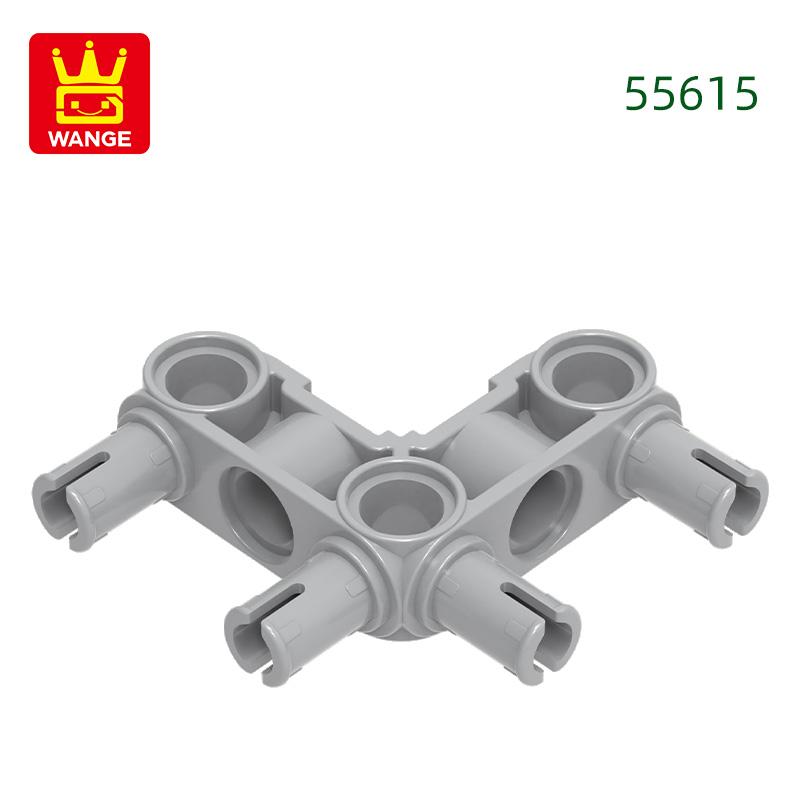 

65Pcs/lot Pin Connector Constructing BlocksPerpendicular3x3BentWith4 Pins Block Moc Color Accessories Works With about 65pcs