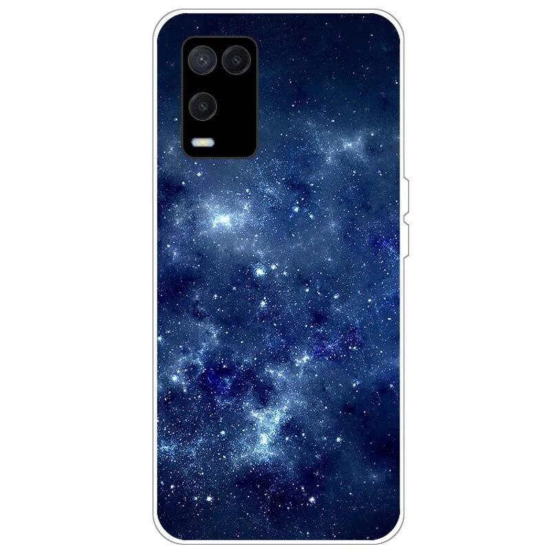 OPPO A54 Case telefonhoz Hátlap OPPO A54 5G 4G Case CPH2239 CPH2195 OPPOA54 A 54 Bumper Silicon Soft Funda fekete tpu tokhoz
