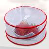 Serving Plate Net Covers Set of 3, Round Dish Tents with Spring Frame for Fruit Bowls, Side Dishes, Group Meals and Guest Tables during Service