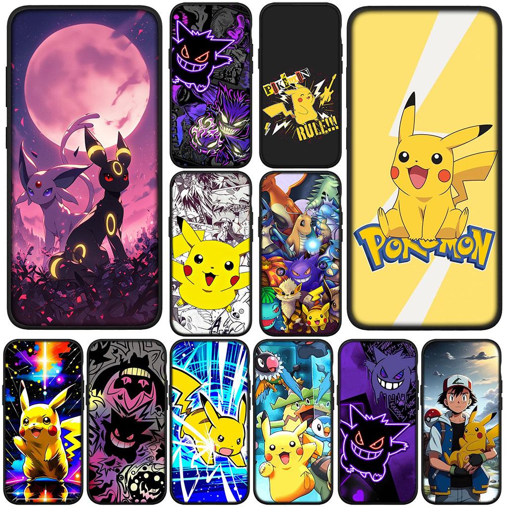 Phone Cover P-Pokemons GO Gengar P-Pikachus for Xiaomi Redmi Note 12 10 11 9 8 Pro 10C 12C 9T 9A Note11 Note12 5G 4G Soft Case