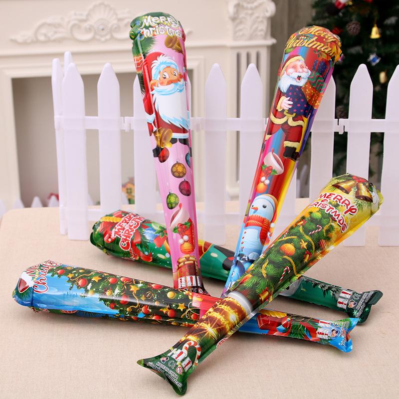 Kids Inflatable Shake Stick Toy - Automatic Inflation Christmas Decoration & Gift