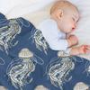 Translucent Jellyfish Throw Blanket Giant Sofa Loose Luxury Brand Single Blankets
