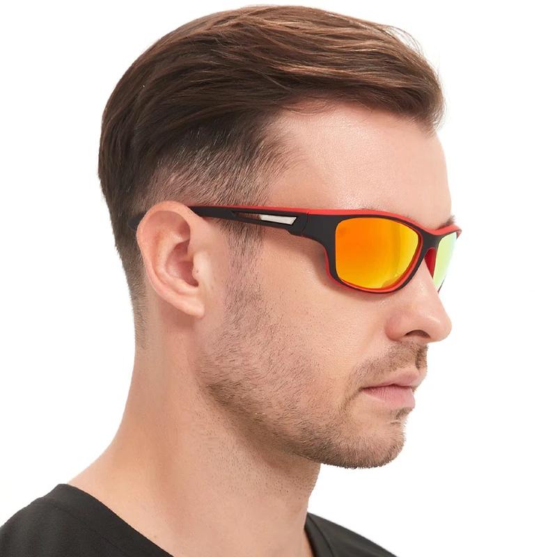 4 PCS Trendy Vintage Pattern Biking Athletic Sun Glasses Men and Women Running Biking Mountaineering Sport Man Sun Sun Glasses UV Protection 400