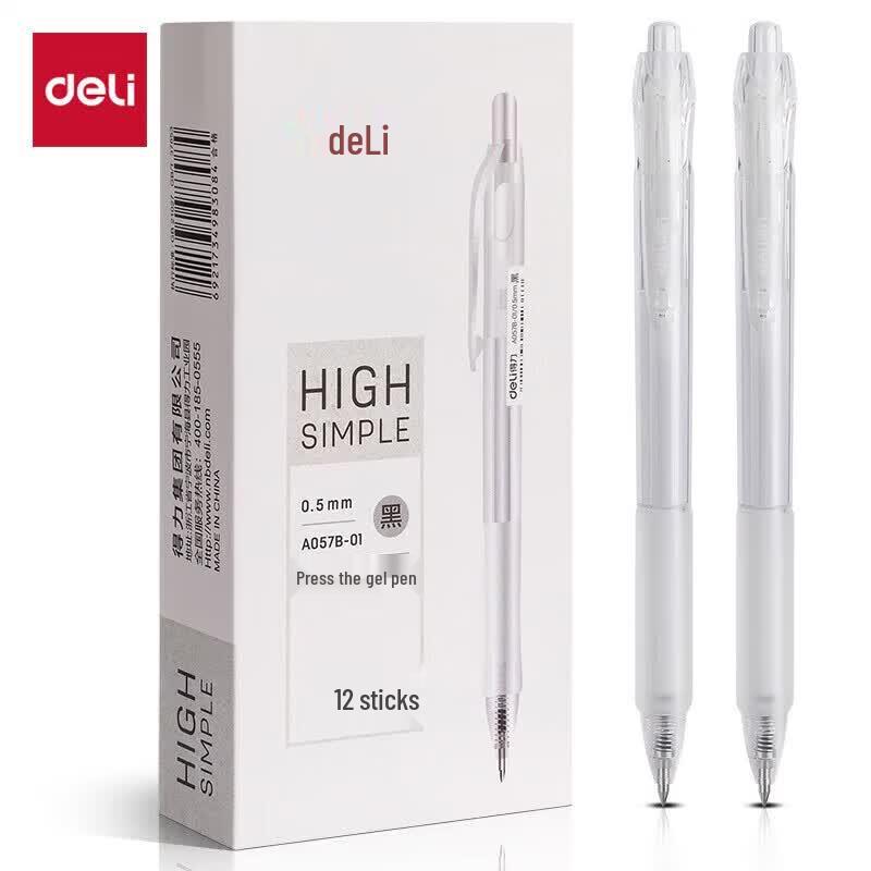 Deli Retractable Gel Pen Set