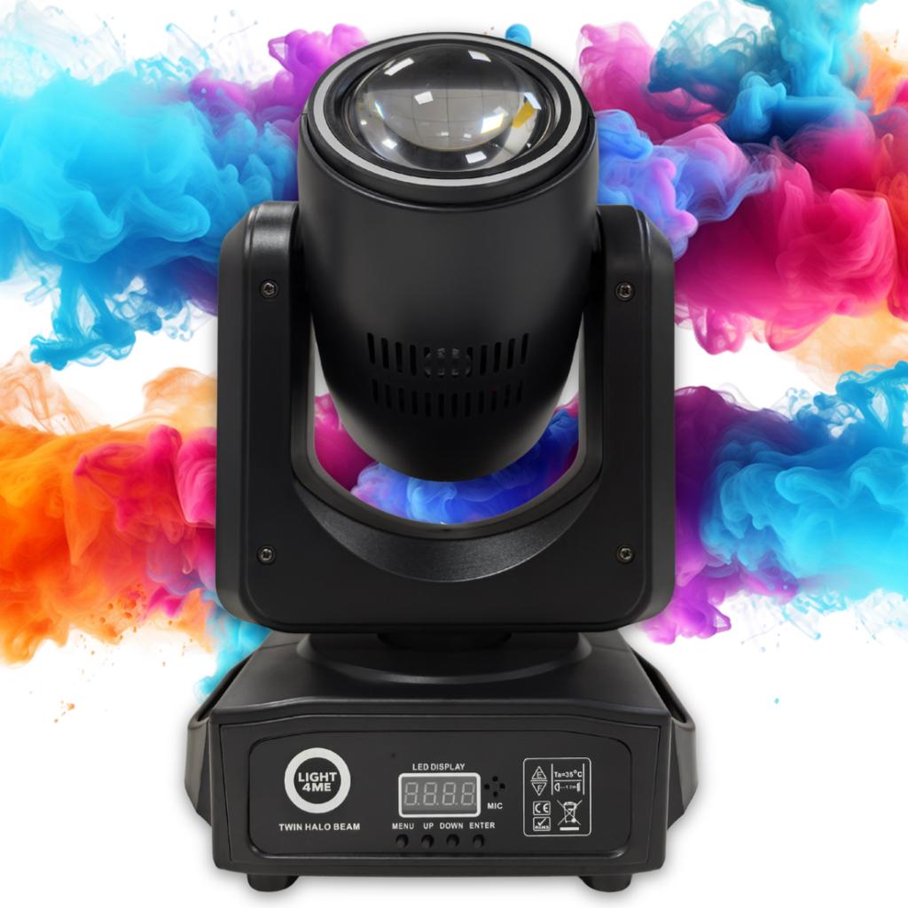 Light4Me Twin Halo Beam Podwójna Głowica Ruchoma Beam 2X60W Rgbw Led Oświetlenie Sceniczne Dmx