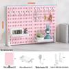 Pegboard Hooks & Baskets for Office, Home, or DIY Desktop Display