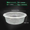 Disposable Round Takeout Food Containers