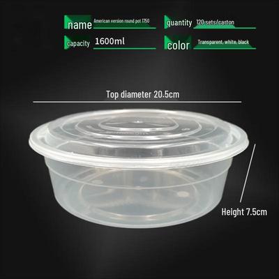 Disposable Round Takeout Food Containers