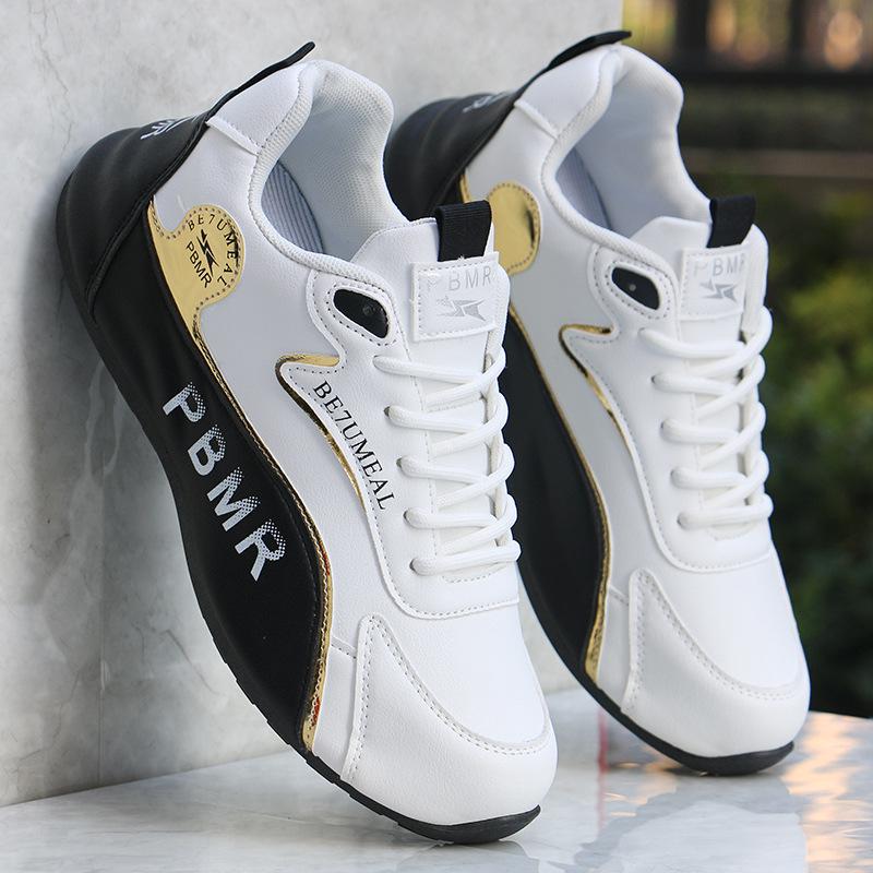 Men's Waterproof Leather Sneakers - Non-slip, Casual Autumn/Winter Travel Shoes 2024