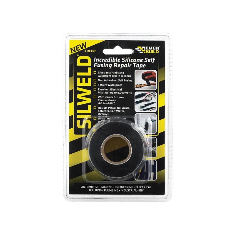 Everbuild Sika Silweld Tape 3m Black One Size de la forêt tropicale humide