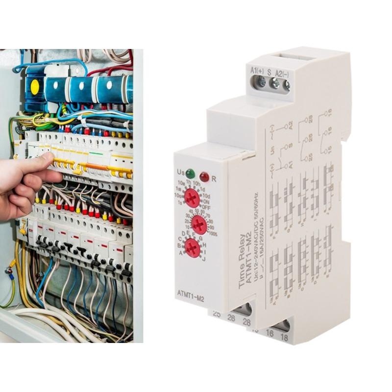 Practical Efficient Time Management Relaying Convenient for Industrial Equipment with Wide Ranges Delay Setting