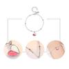 New 925 Sterling Silver Women Bracelets Fashion Romantic Heart -Shaped Simplicity Crystal Epoxy Bracelet Jewelry Anniversary Gift
