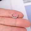 6/8/10/12mm Tiny Korean Small Stainless Steel Round Mini Little Good Huggie Hoop Earrings for Women Cartilage Piercing Loop Ring