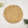 Round Table Mats Durable Home Rustic Decorative Heat Resistant Pads Woven Placemats for Tea Pot Party Cooking Wedding Hotel