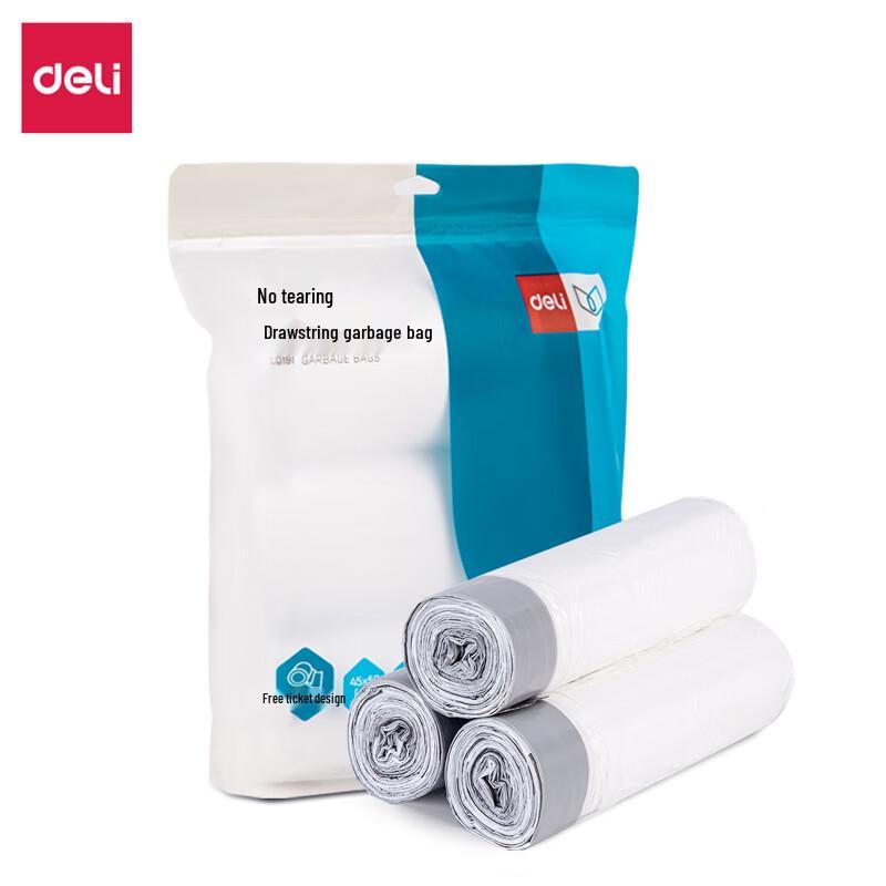 Deli LQ191 Drawstring Trash Bags