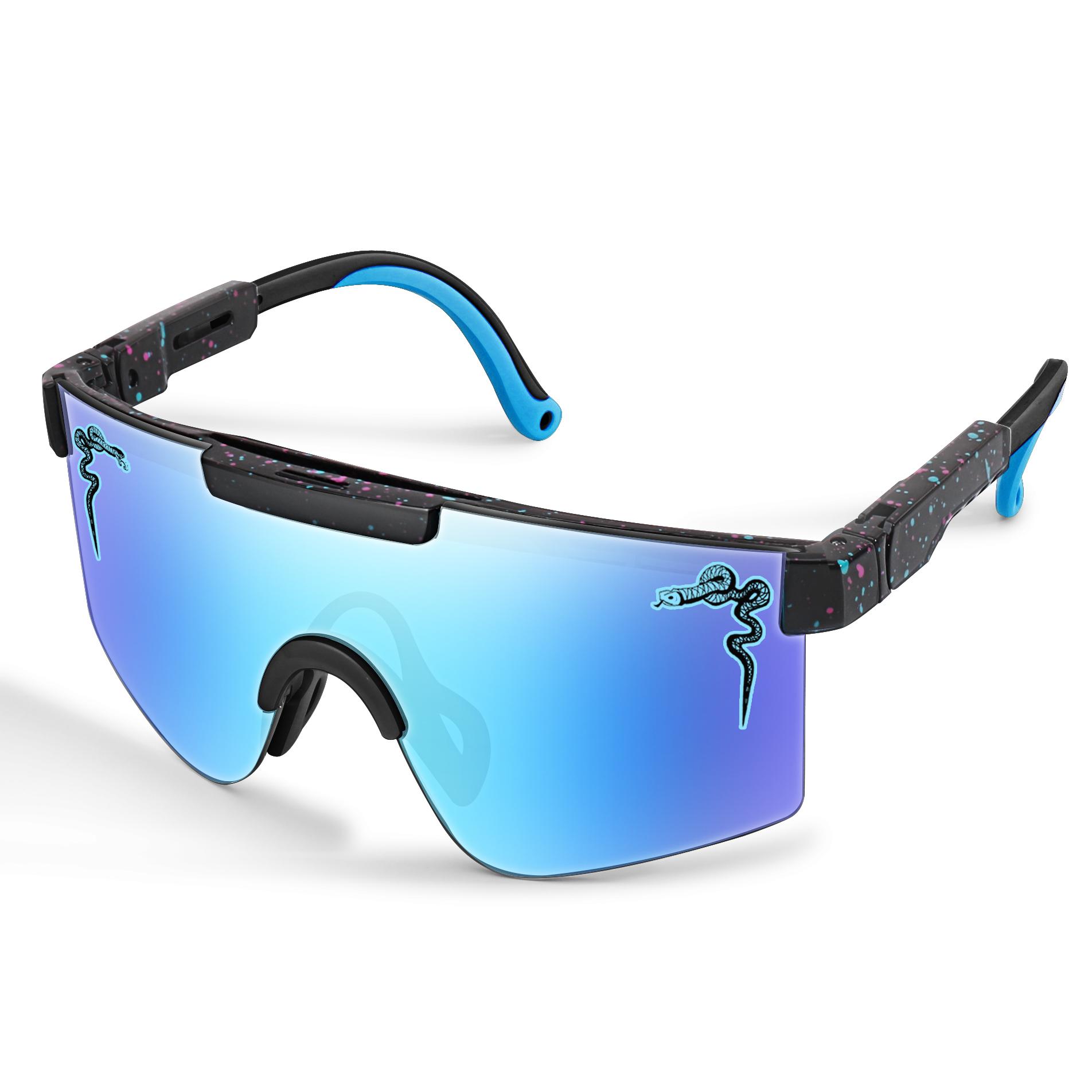 

PIT Kids Sunglasses Outdoor Anti-glare Anti-sun Sports Running Viper Glasses for 3-8 Years Old Party Eyewear