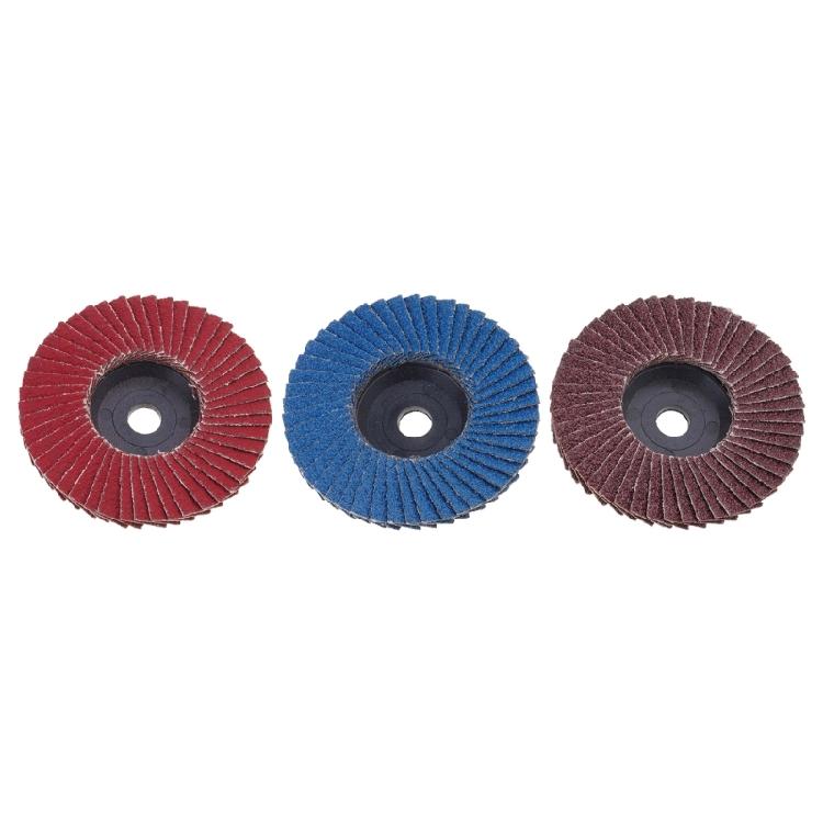 3inch Flap Discs Sanding Disc 3/6x 80 Grits Polishing Disc for Air Angle Grinder